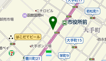 東邦薬品株式会社函館大島営業所の地図画像