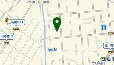 きのみや果物店の地図画像