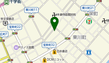 東川町会館の地図画像