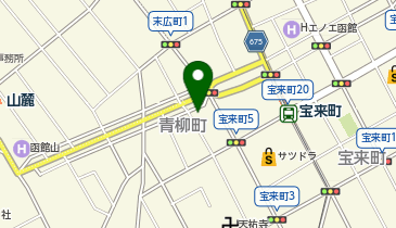 宝来町会館の地図画像