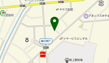 梁川町会館の地図画像