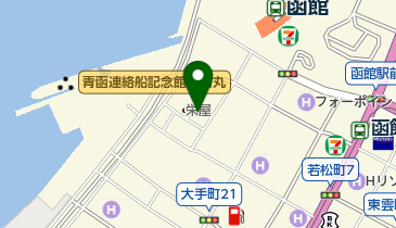 相本水産朝市店の地図画像