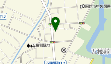 函館将棋センターの地図画像