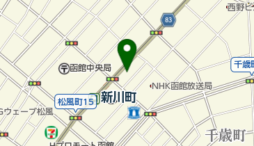 河村ふとん店の地図画像