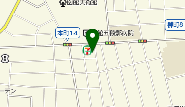 解脱会函館杉並支部の地図画像