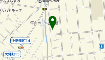 松緑神道大和山函館支部の地図画像