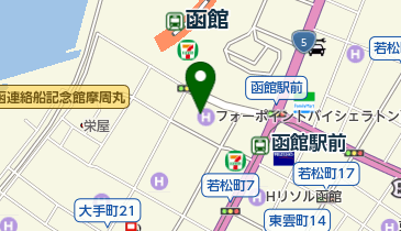 日本政策投資銀行函館事務所の地図画像