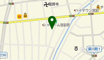 東洗クリーニングの地図画像