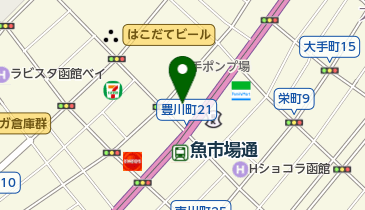 社団法人函館歯科医師会の地図画像