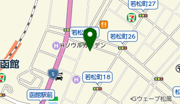 函館浴場協同組合の地図画像