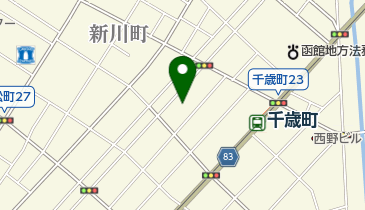 建設連合国民健康保険組合函館支部の地図画像
