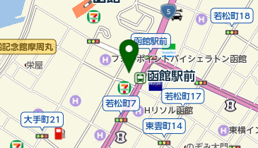 函館公証人合同役場の地図画像
