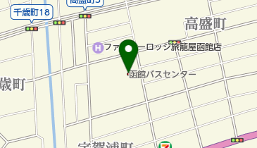 函館バス商会株式会社自動車整備工場の地図画像