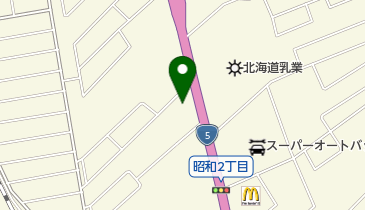 オートサービス函館の地図画像