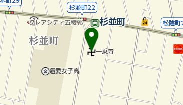 一乗寺の地図画像