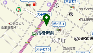 株式会社帝国データバンク函館支店の地図画像