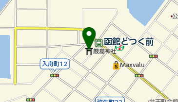 厳島神社社務所の地図画像