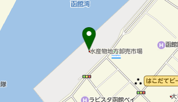 函館魚市場株式会社の地図画像