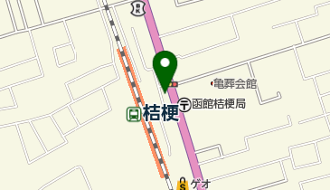 ピザ・テンフォー函館 桔梗店の地図画像