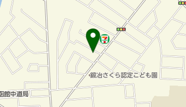 ピザ・テンフォー函館 中道店の地図画像