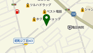 イセ美容室の地図画像