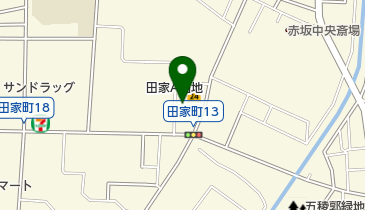 ビューティサロン田家の地図画像