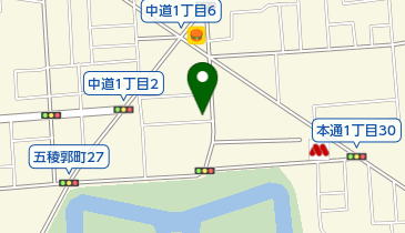 美容室ホープの地図画像
