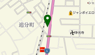 美容室ラ・ラの地図画像