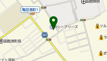 ポプラ美容室の地図画像