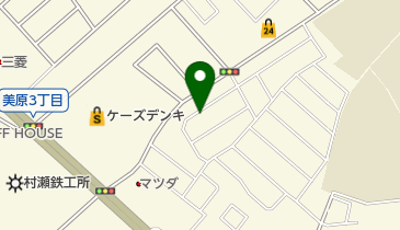 犬の美容室かみいの地図画像