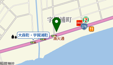 千葉米穀宇賀浦本店の地図画像