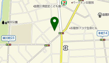 社団法人函館生命保険協会の地図画像