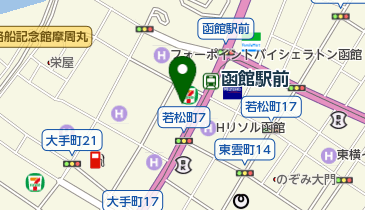 大同生命保険株式会社函館営業所の地図画像