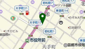 明治安田生命保険相互会社函館支社の地図画像