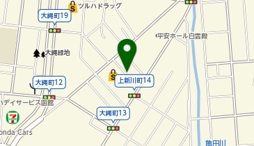 岡本理容院の地図画像