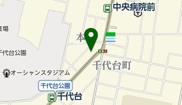 オダジマ理容室の地図画像