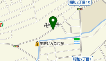 熊谷理容院の地図画像