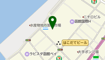 株式会社ニチレイ・ロジスティクス北海道函館物流センターの地図画像