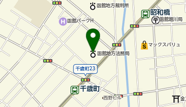 自衛隊函館地方協力本部 リクルートセンターの地図画像