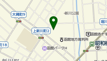 北海道公安調査局函館駐在官室の地図画像