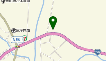 函館市役所 恵山支所 女那川会館の地図画像