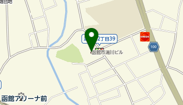 函館市役所 湯川支所 税証明・臨時運行等.管理担当の地図画像