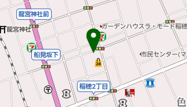 船橋金物店の地図画像