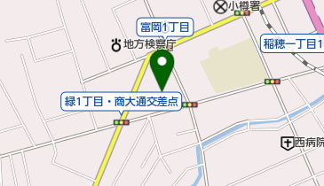 塩谷クリーニング店の地図画像