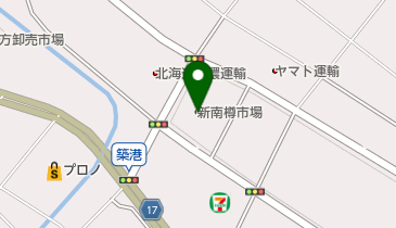 有限会社杉本青果店新南樽市場店の地図画像
