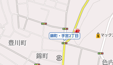 若木理容所の地図画像