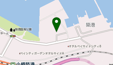 北海道立地質研究所海洋地学部の地図画像