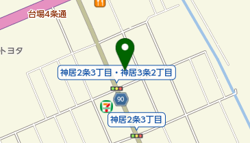 スズキオートランド旭川の地図画像