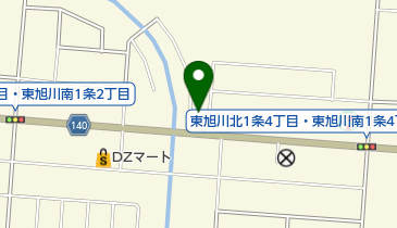 コロナ旭川サービスセンター コロナセントラルサービス株式会社旭川営業所の地図画像