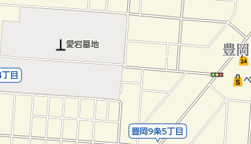 江戸屋旭川店の地図画像